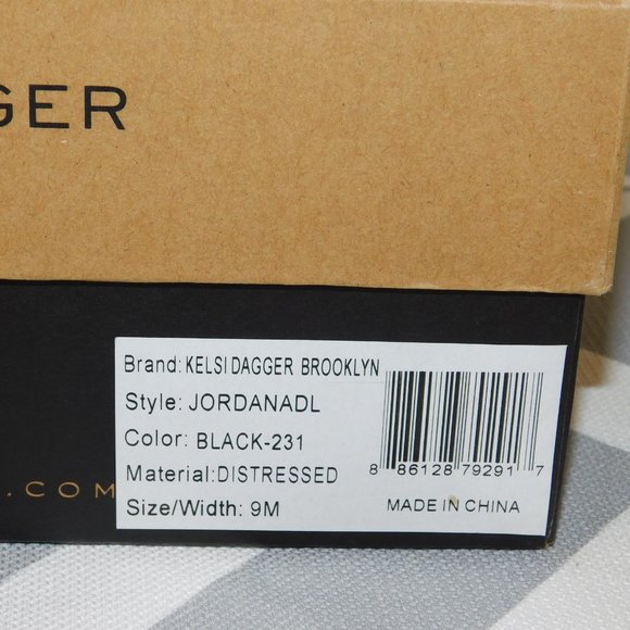 Kelsi Dagger Brooklyn Distressed Leather Ankle Boots Size 9M - Picture 14 of 15